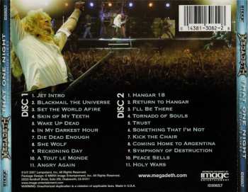 CD Megadeth: Night In Buenos Aires - Shm-cd