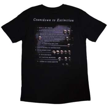 Merch Megadeth: Megadeth Unisex T-shirt: Countdown (back Print) (small) S