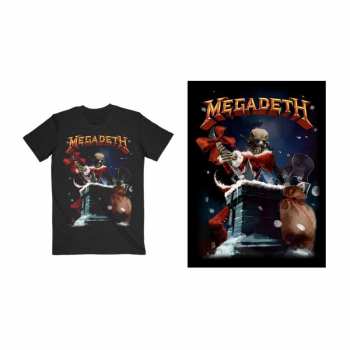 Merch Megadeth: Póló Santa Vic Chimney 