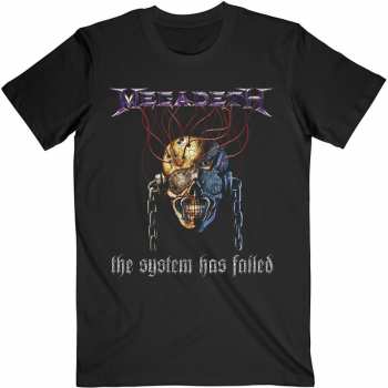Merch Megadeth: Póló Systems Fail 