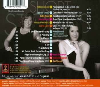 CD Melia Watras: Short Stories 