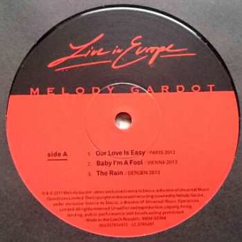 3LP/Dobozkészlet Melody Gardot: Live In Europe LTD