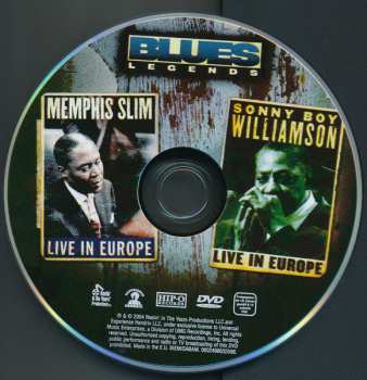 DVD Sonny Boy Williamson: Memphis Slim & Sonny Boy Williamson Live In Europe