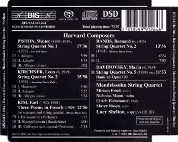 SACD Mendelssohn String Quartet: Harvard Composers