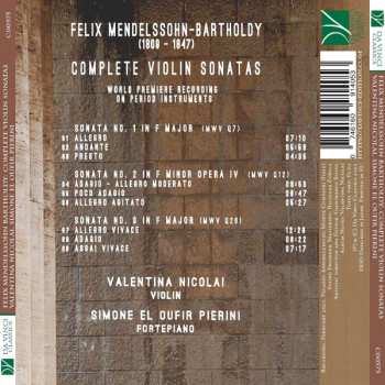 CD Felix Mendelssohn-Bartholdy: Complete Violin Sonatas