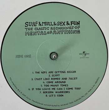 2LP Mental As Anything: Surf & Mull & Sex & Fun: The Classic Recordings Of Mental As Anything