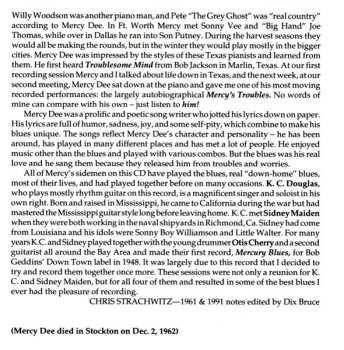 CD Mercy Dee Walton: Troublesome Mind