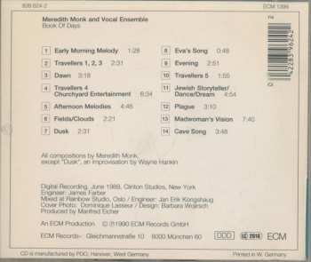CD Meredith Monk: Book Of Days