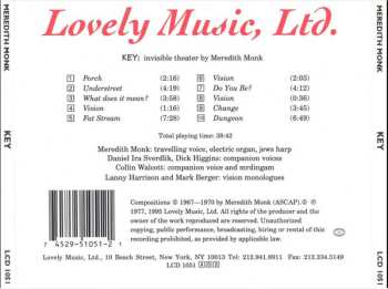 CD Meredith Monk: Key