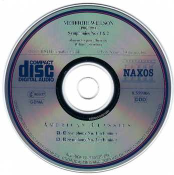 CD William Stromberg: Symphony No. 1 In F Minor, "A Symphony Of San Francisco" / Symphony No. 2 In E Minor, "The Missions Of California"