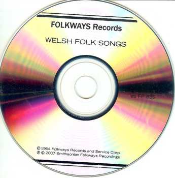 CD Meredydd Evans: Welsh Folk-Songs