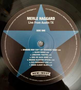 LP Merle Haggard: Live From Austin TX '78