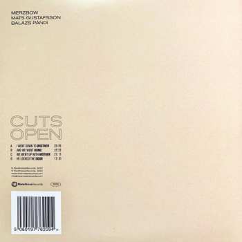 2LP Mats Gustafsson: Cuts Open CLR