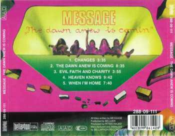 CD Message: The Dawn Anew Is Comin