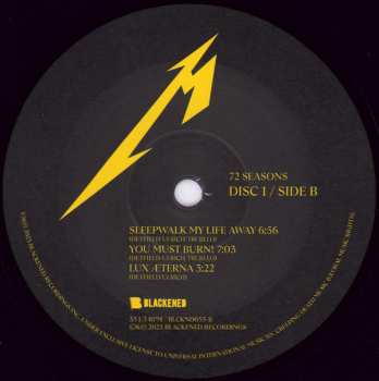 2LP Metallica: 72 Seasons LTD