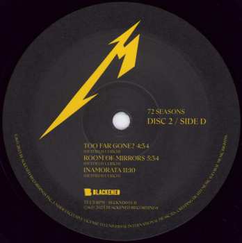 2LP Metallica: 72 Seasons LTD