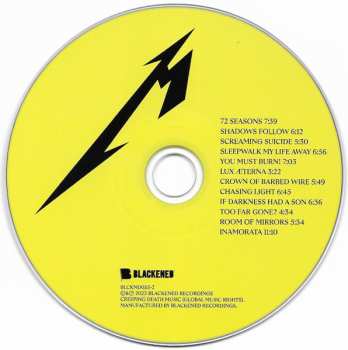 CD Metallica: 72 Seasons