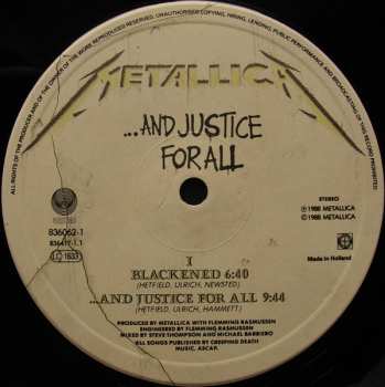 2LP Metallica: ...And Justice For All (2xLP)