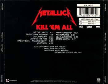 CD Metallica: Kill 'Em All