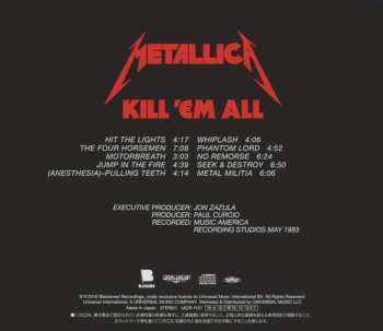 CD Metallica: Kill 'Em All