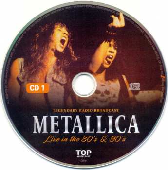 2CD Metallica: Live In The 80's & 90’s                                    