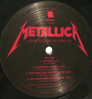 LP Metallica: Master Of Puppets