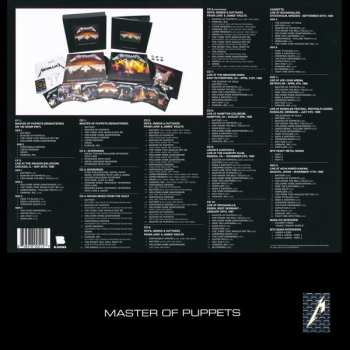 3LP/10CD/2DVD/Dobozkészlet/MC Metallica: Master Of Puppets DLX | LTD | NUM