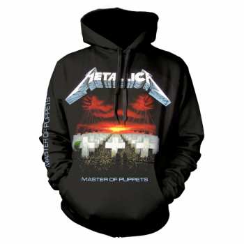 Merch Metallica: Kapucnis felső Master Of Puppets Tracks