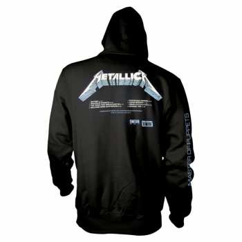 Merch Metallica: Mikina S Kapucí Master Of Puppets Tracks S