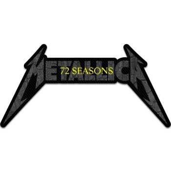 Merch Metallica: Felvarró 72 Seasons Charred Logo Metallica Cut Out