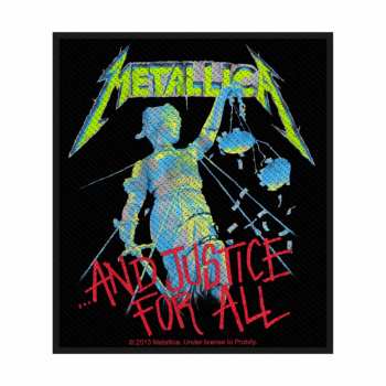 Merch Metallica: Felvarró And Justice For All