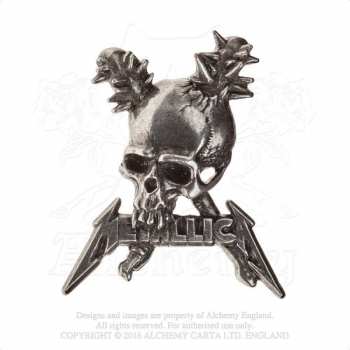 Merch Metallica: Kitűző Damage Including Skull