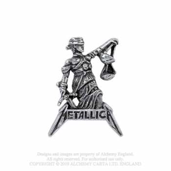 Merch Metallica: Kitűző Justice For All
