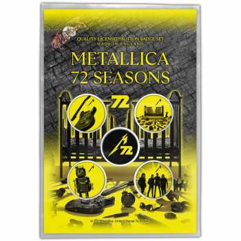 Merch Metallica: Kitűző készlet 72 Seasons