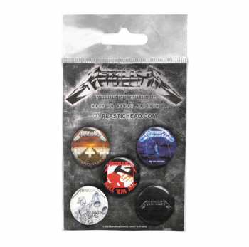Merch Metallica: Kitűző készlet Albums 1983-1991 Button Badge Set