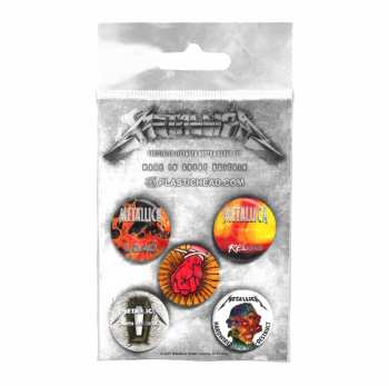 Merch Metallica: Kitűző készlet Albums 1996-2016 Button Badge Set