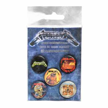 Merch Metallica: Kitűző készlet The Singles Button Badge Set