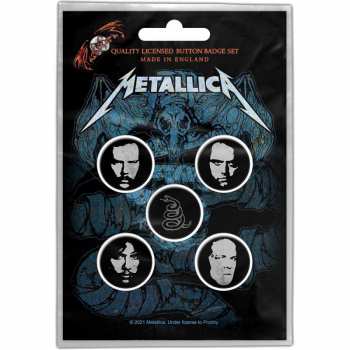 Merch Metallica: Kitűző készlet Wherever I May Roam