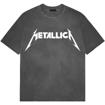 Stone Wash Póló Logo Metallica