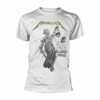 Merch Metallica: Póló And Justice For All (white)