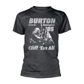 Merch Metallica: Póló Cliff Burton Flag Retro