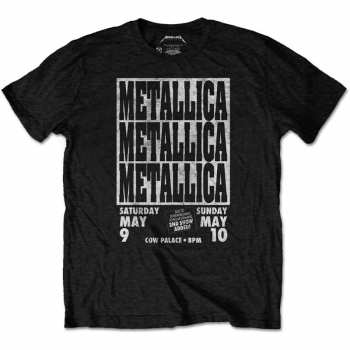 Merch Metallica: Póló Cow Palace 