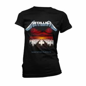 Merch Metallica: Póló Női Master Of Puppets Tracks (black)