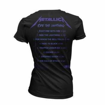 Merch Metallica: Tričko Dámské Ride The Lightning Tracks (black) S