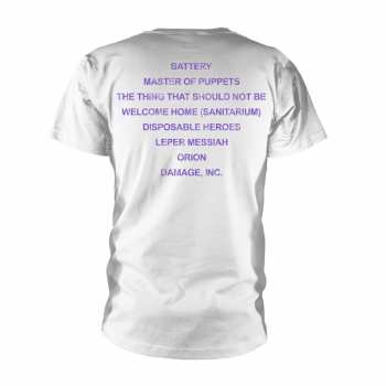 Merch Metallica: Tričko Master Of Puppets (white) S
