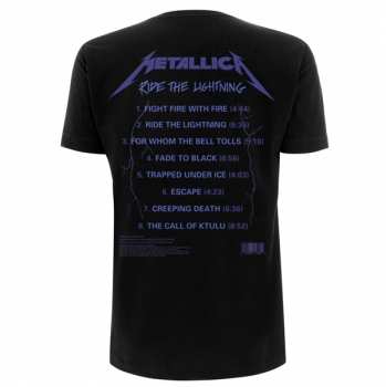 Merch Metallica: Tričko Ride The Lightning Tracks S