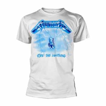 Merch Metallica: Póló Ride The Lightning (white)