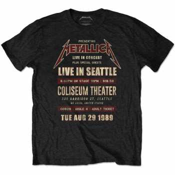 Merch Metallica: Póló Seattle '89 