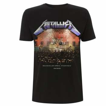 Merch Metallica: Póló Stockholm '86. 
