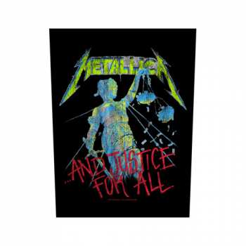 Merch Metallica: Hátfelvarró And Justice For All